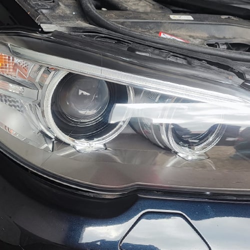 Smartrepair Scheinwerfer Nachher